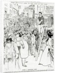 Scene I, Petticoat Lane, published in 'Punch's Almanack for 1898' by Phil May