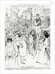 Scene I, Petticoat Lane, published in 'Punch's Almanack for 1898' by Phil May