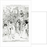 Scene I, Petticoat Lane, published in 'Punch's Almanack for 1898' by Phil May