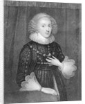 Mary Sidney, Countess of Pembroke, engraved by W.J.Fry by Marcus the Younger (after) Gheeraerts
