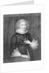 Mary Sidney, Countess of Pembroke, engraved by W.J.Fry by Marcus the Younger (after) Gheeraerts