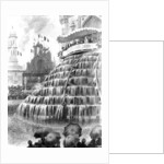 A state ceremony in a hopeless downpour of rain by Samuel Begg