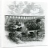 A View of the Pont-Cysylltau Aqueduct, 1861 by English School