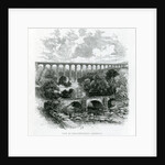A View of the Pont-Cysylltau Aqueduct, 1861 by English School