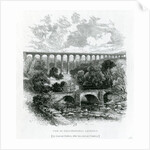 A View of the Pont-Cysylltau Aqueduct, 1861 by English School