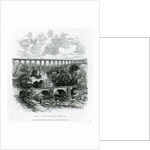 A View of the Pont-Cysylltau Aqueduct, 1861 by English School