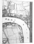 A Map of Limehouse and Rotherhithe, London, 1746 by John Rocque
