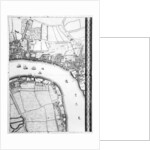 A Map of Limehouse and Rotherhithe, London, 1746 by John Rocque