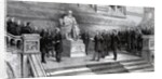 Unveiling the statue of the late Charles Darwin in the Natural History Museum, South Kensington, 9th June 1885 by English School