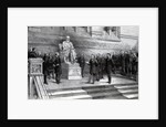 Unveiling the statue of the late Charles Darwin in the Natural History Museum, South Kensington, 9th June 1885 by English School