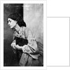 Jane Morris, posed by Dante Gabriel Rossetti, 1865 by John R. Parsons