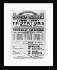 Playbill for the Royal Italian Opera at Covent Garden, 1855 by English School