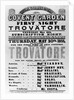 Playbill for the Royal Italian Opera at Covent Garden, 1855 by English School