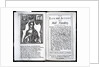 Frontispiece and Title page for 'The Life and Actions of Moll Flanders' by Daniel Defoe, published 1723 by English School