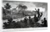 Robinson Crusoe releases a Savage, whom he afterwards calls Friday by English School
