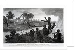 Robinson Crusoe releases a Savage, whom he afterwards calls Friday by English School