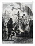 Reception of James II in Dublin, published in 'Cassell's Illustrated History of England, vol IV', 1874 by English School