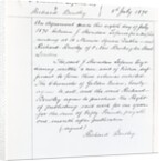 Publishing contract between Joseph Sheridan Le Fanu and Richard Bentley for 'The Chronicles of Golden Friars', 1870 by English School