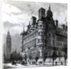 The New Police Offices on the Victoria Embankment by English School