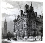 The New Police Offices on the Victoria Embankment by English School