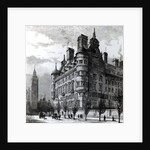 The New Police Offices on the Victoria Embankment by English School