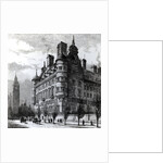 The New Police Offices on the Victoria Embankment by English School