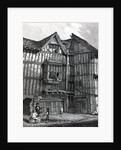 Home of Dick Whittington, South East View of the Old House lately standing in Sweedon's Passage, Grubb Street, 1811 by John Thomas Smith