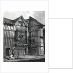 Home of Dick Whittington, South East View of the Old House lately standing in Sweedon's Passage, Grubb Street, 1811 by John Thomas Smith