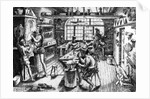 Goldsmith's Workshop by Etienne Delaune