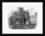 The New Reading-Room at the British Museum, in course of construction by English School
