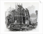 The New Reading-Room at the British Museum, in course of construction by English School