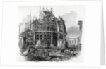 The New Reading-Room at the British Museum, in course of construction by English School