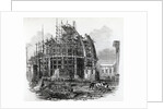 The New Reading-Room at the British Museum, in course of construction by English School