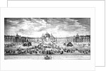 Perspective view of the terrace at Versailles on the occasion of the marriage of Louise Elisabeth of France with Philip of Spain in 1739 by Charles Nicolas II Cochin