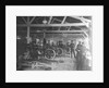 A WWI motorcycle repair shop by English Photographer