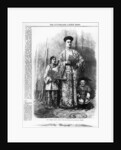 The Chinese Giant, Chang, with his wife and attendant dwarf, published in 'The Illustrated London News', September 30 1865 by English School
