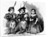 The Highland Dwarfs, published in 'The Illustrated London News', May 30 1846 by Ebenezer Landells