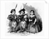 The Highland Dwarfs, published in 'The Illustrated London News', May 30 1846 by Ebenezer Landells