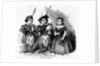 The Highland Dwarfs, published in 'The Illustrated London News', May 30 1846 by Ebenezer Landells