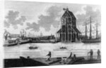 View of Mr Perry's Dock at Blackwall, c.1789 by English School