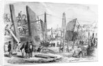 The New Victoria Dock Works, Plaistow Marches, published in 'The Illustrated London News' September 9 1854 by English School