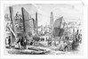 The New Victoria Dock Works, Plaistow Marches, published in 'The Illustrated London News' September 9 1854 by English School