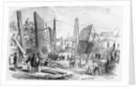 The New Victoria Dock Works, Plaistow Marches, published in 'The Illustrated London News' September 9 1854 by English School