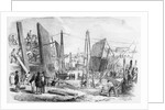 The New Victoria Dock Works, Plaistow Marches, published in 'The Illustrated London News' September 9 1854 by English School