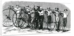 Bicycle Race from Bath to London - The Start by English School