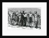 Bicycle Race from Bath to London - The Start by English School