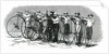 Bicycle Race from Bath to London - The Start by English School