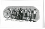 Bicycle Race from Bath to London - The Start by English School