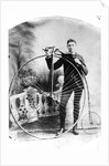 Young Man with a Penny-Farthing, c.1870s by English Photographer