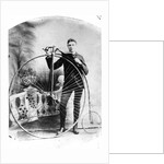 Young Man with a Penny-Farthing, c.1870s by English Photographer